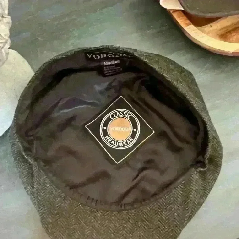 Voboom Classic Headware Newsboy style cap/hat vintage.